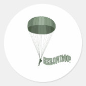 Geronimo. Ronde Sticker (Voorkant)