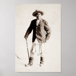 Geronimo Standing Portrait - 1904 Poster