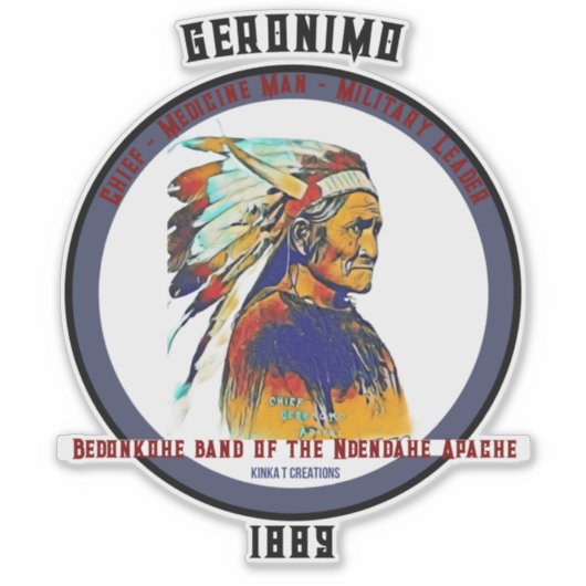 Geronimo Sticker (Voorkant)