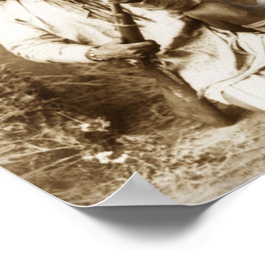 Geronimo van de Apache Chiricahua Poster (Hoek)