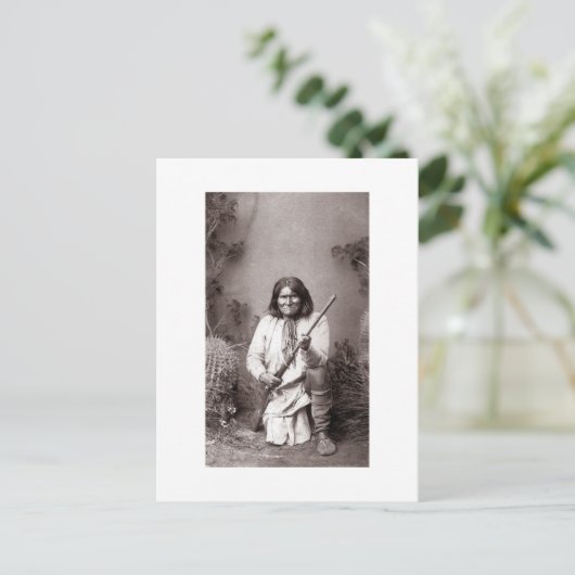 Geronimo - Vintage Briefkaart (Staand voorkant)