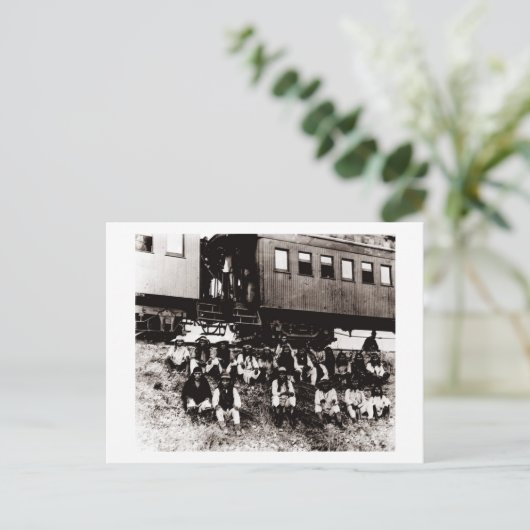 Geronimo's band briefkaart (Staand voorkant)