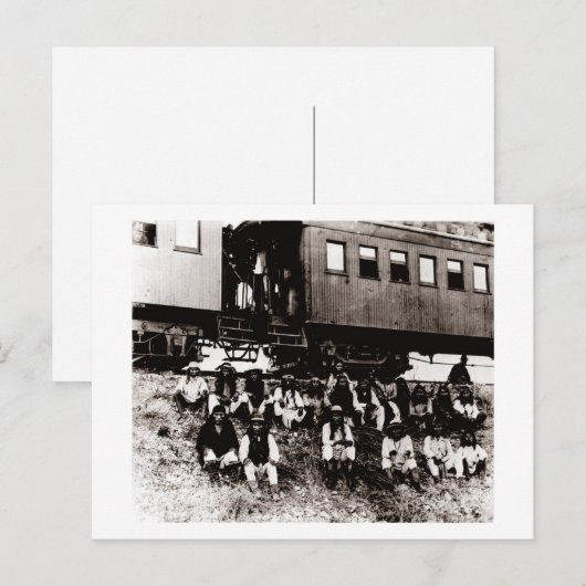 Geronimo's band briefkaart (Voorkant / Achterkant)