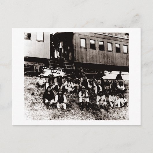 Geronimo's band briefkaart (Voorkant)