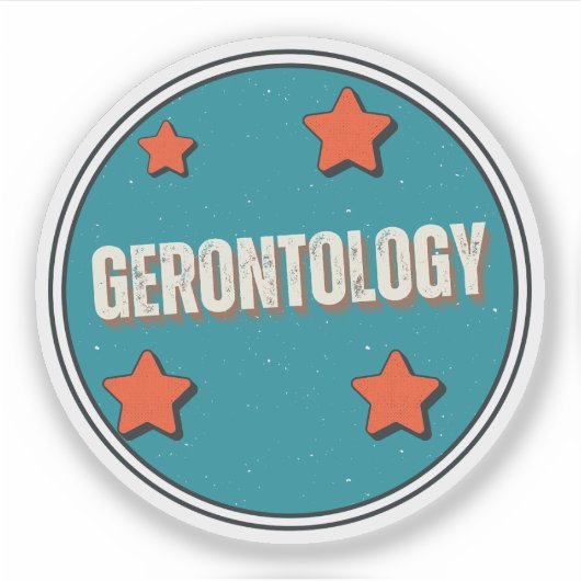 Gerontologie Sticker (Voorkant)