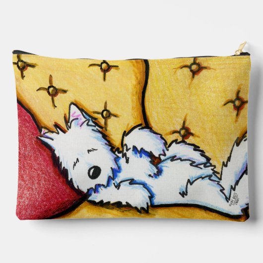 Geroofde Westie Etui (Achterkant)