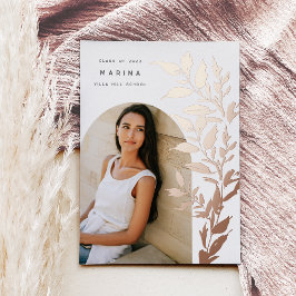 Gerooide bladeren | Aankondiging foto-Afstuderen