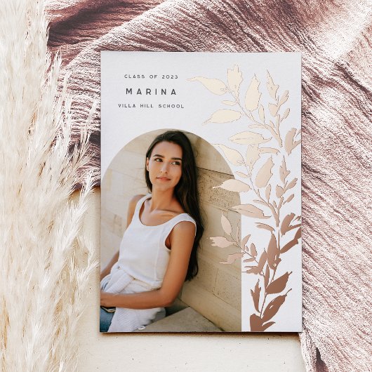 Gerooide bladeren | Aankondiging foto-Afstuderen