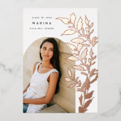 Gerooide bladeren | Aankondiging foto-Afstuderen (Voorkant)