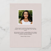 Gerooide bladeren | Aankondiging foto-Afstuderen (Achterkant)