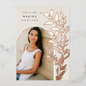 Gerooide bladeren | Aankondiging foto-Afstuderen (Voorkant)