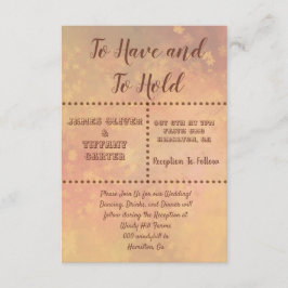 Gerooide bladeren en stippen kaart