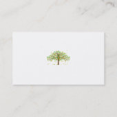 Gerooide bladeren in het Visitekaartje van de wind (Achterkant)