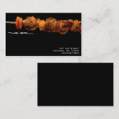 Gerooide levensmiddelen - visitekaartje van restau (Voorkant / Achterkant)