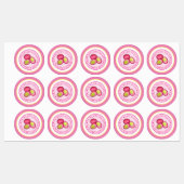 Gerooide rode besmeurde rode vleereieren, geborgen labels (Vel)