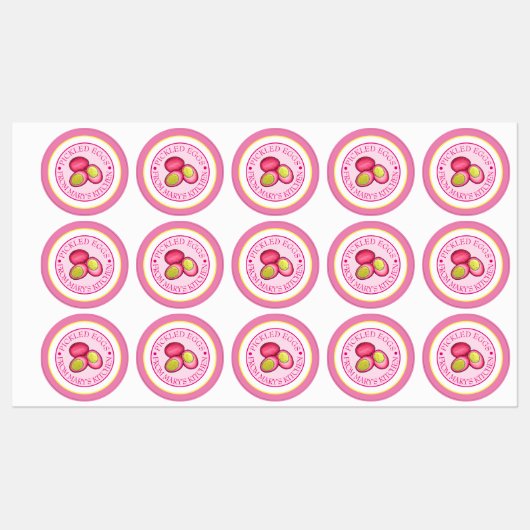 Gerooide rode besmeurde rode vleereieren, geborgen labels (Vel)