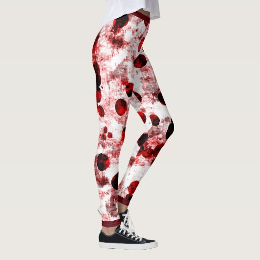 Gerooide Stippen Leggings (Rechts)