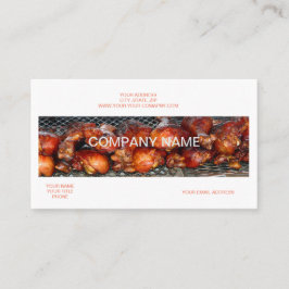 Gerookt vlees Catering Visitekaartje