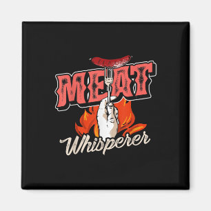 Gerookt vlees Steak Bacon vlees Whisperer Funny BB Magneet