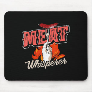 Gerookt vlees Steak Bacon vlees Whisperer Funny BB Muismat