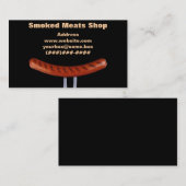 Gerookt vlees Winkel Visitekaartje (Voorkant / Achterkant)
