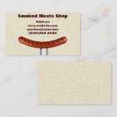Gerookt vlees Winkel Visitekaartje (Voorkant / Achterkant)