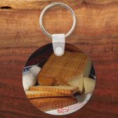 Gerookte Gruycre Cheese Sleutelhanger (Voorkant)