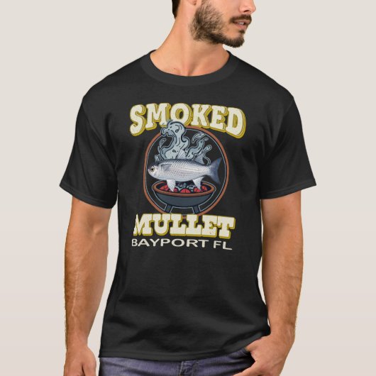 GEROOKTE MULLET BAYPORT FL T-SHIRT (Voorkant)