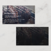 Gerookte ribben op rooster visitekaartje (Voorkant / Achterkant)