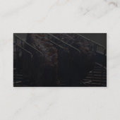 Gerookte ribben op rooster visitekaartje (Achterkant)