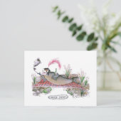 Gerookte zalmvis, tony fernandes briefkaart (Staand voorkant)