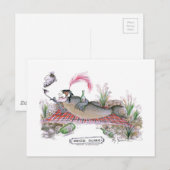 Gerookte zalmvis, tony fernandes briefkaart (Voorkant / Achterkant)