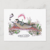 Gerookte zalmvis, tony fernandes briefkaart (Voorkant)