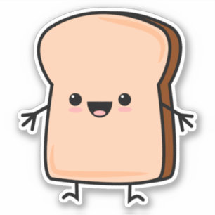 Geroosterd brood sticker
