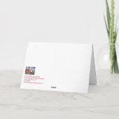 Geroosterd eiken leder #181015 feestdagen kaart (Achterkant)