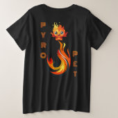 GEROOSTERD GROTE MAAT T-SHIRT (Design achterkant)