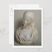 Geroosterd meisje (marmer) briefkaart (Voorkant / Achterkant)