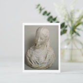 Geroosterd meisje (marmer) briefkaart (Staand voorkant)
