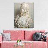 Geroosterd meisje (marmer) canvas afdruk (Insitu (Woonkamer))