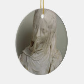 Geroosterd meisje (marmer) keramisch ornament (Rechts)