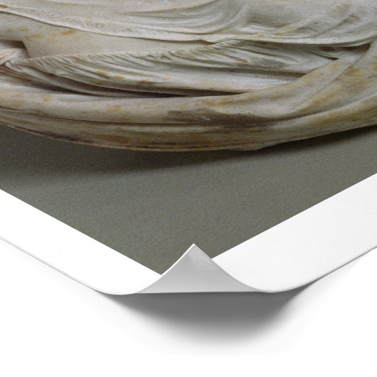 Geroosterd meisje (marmer) poster (Hoek)