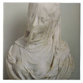 Geroosterd meisje (marmer) tegeltje (Voorkant)