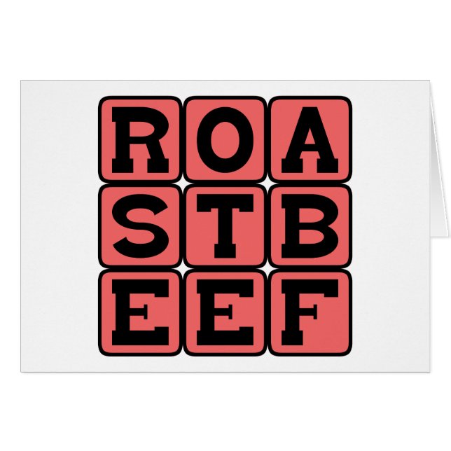 Geroosterd rundvlees, sandwichvlees (Voorkant Horizontaal)