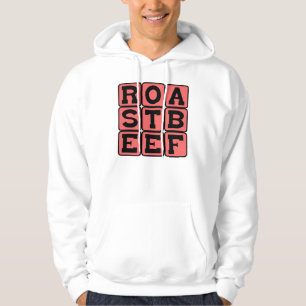 Geroosterd rundvlees, sandwichvlees hoodie