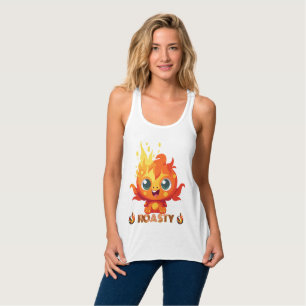 GEROOSTERD TANKTOP