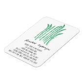 Geroosterde asperges recept magneet (Linkerzijde)