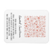 Geroosterde bloemkool recept magneet (Horizontaal)