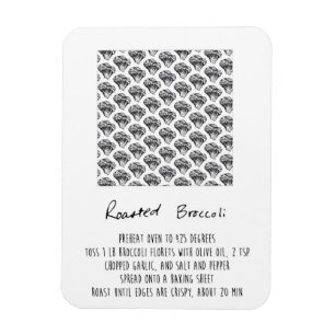 Geroosterde Broccoli Receptenmagneet Magneet