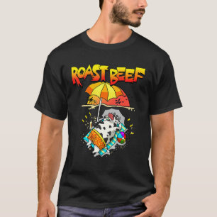 Geroosterde Koe op Strandvakantie Zonnebrand Kinde T-shirt