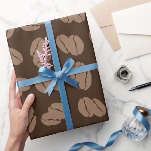 Geroosterde koffiebonen cadeaupapier (Geschenken)